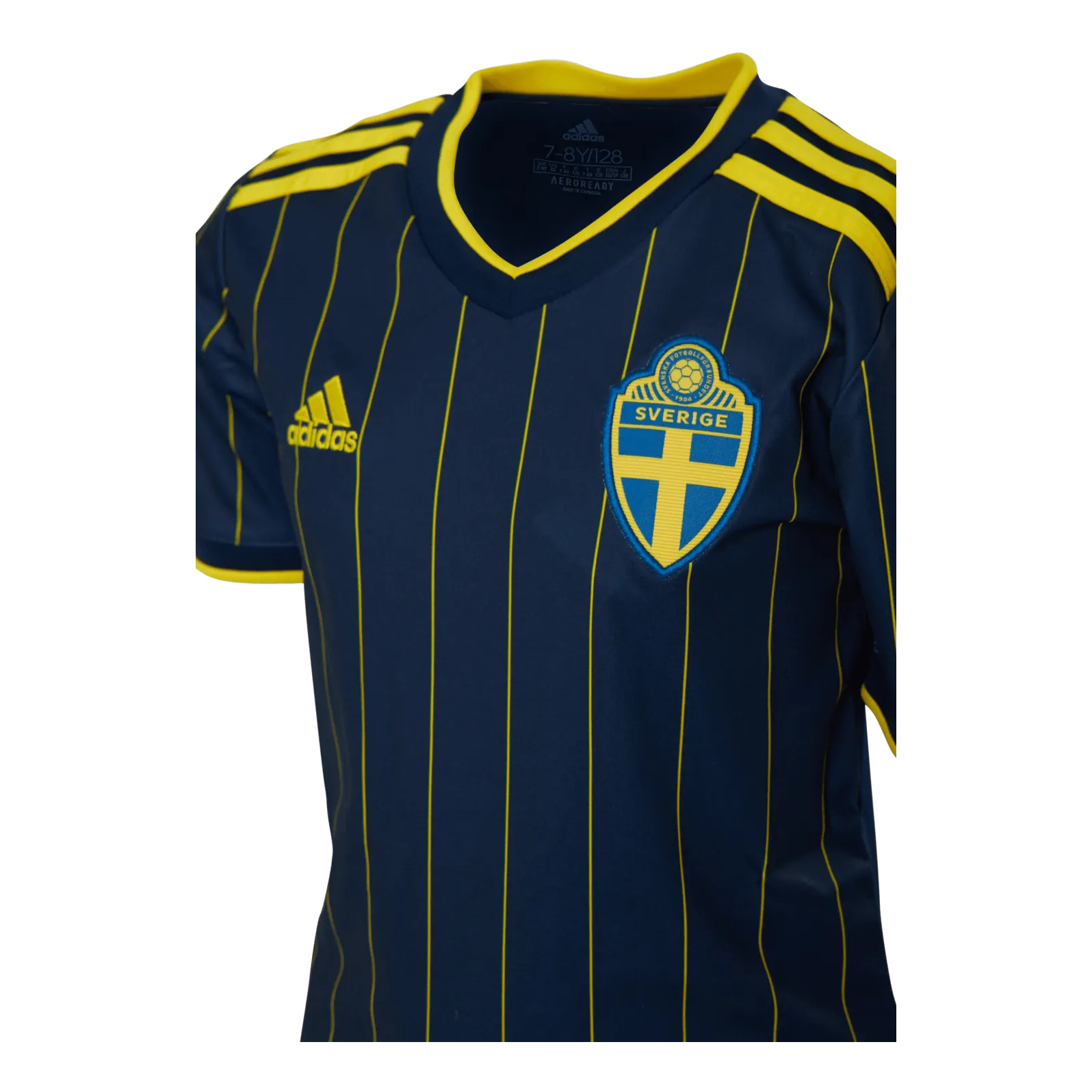20/21 Sweden Away Jersey Youth Night Indigo / Yellow