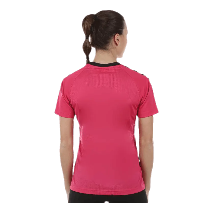Authentic Charge SS Poly Jersey Wo Pink