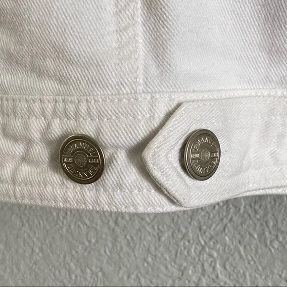 Emanuel Unagaro White Denim Jacket
