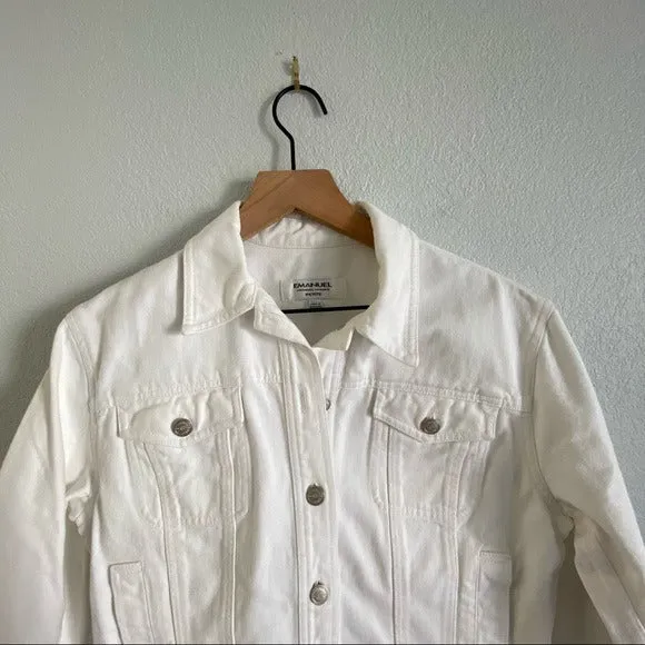 Emanuel Unagaro White Denim Jacket