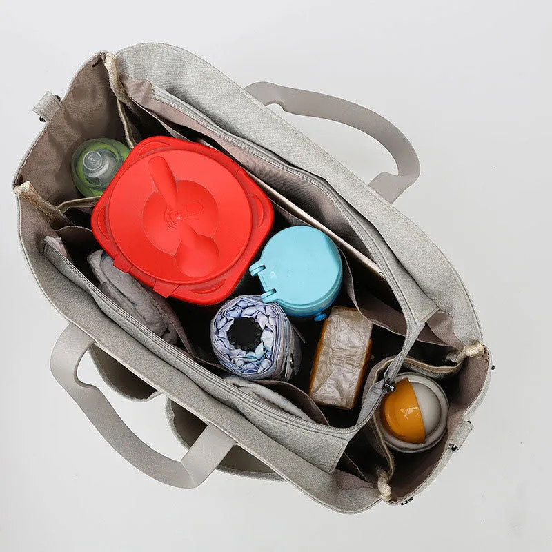 Functional Women Purse Handbag Waterproof Casual Mommy Bag Tote Bag