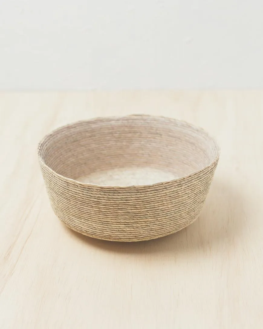 Handwoven Palm Fruit Basket, Fair Trade, Mexico
