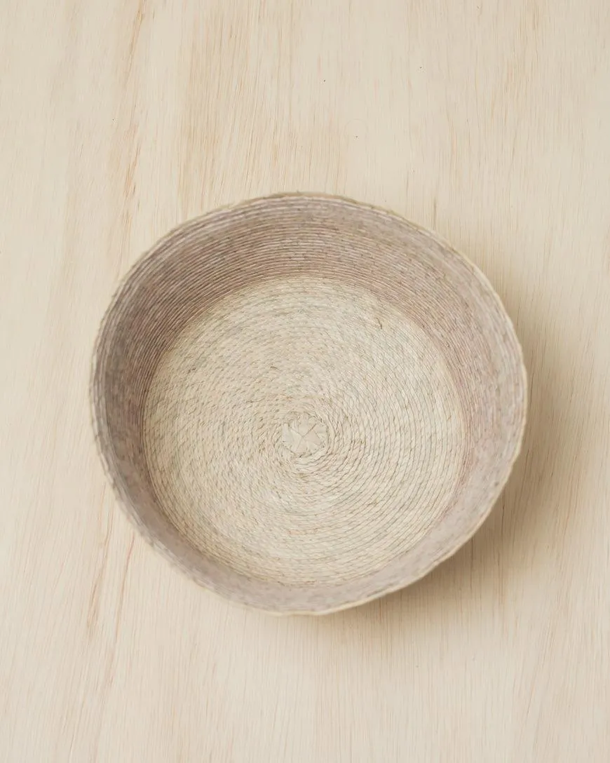 Handwoven Palm Fruit Basket, Fair Trade, Mexico