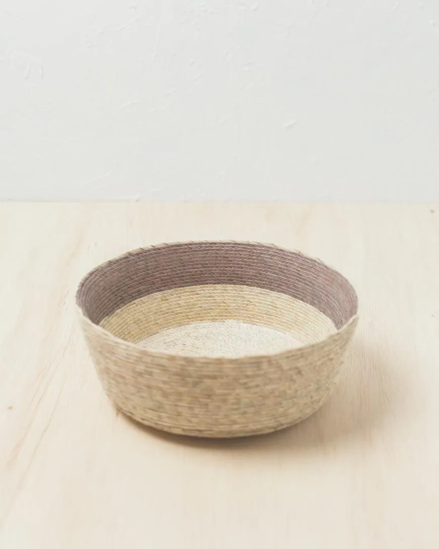 Handwoven Palm Fruit Basket, Fair Trade, Mexico