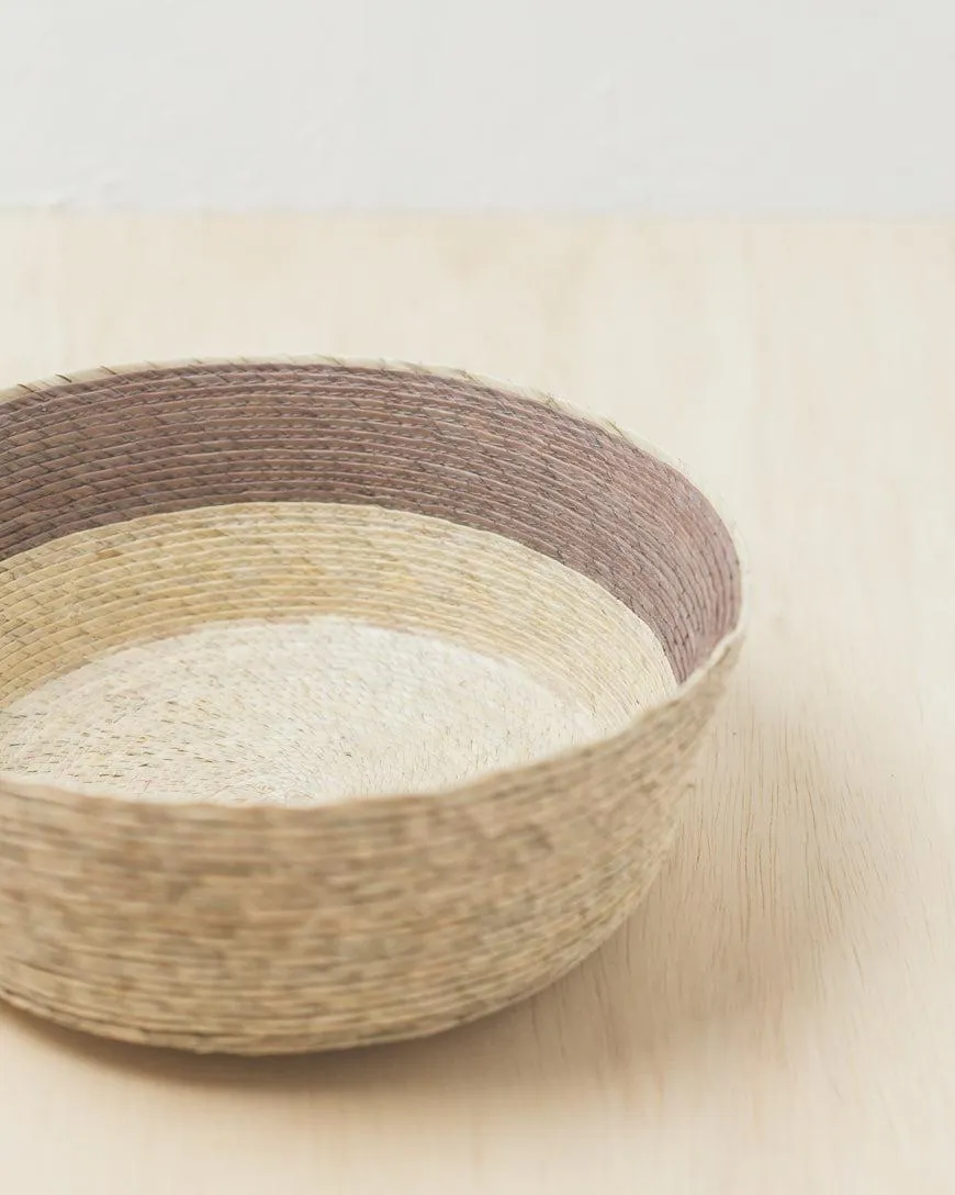 Handwoven Palm Fruit Basket, Fair Trade, Mexico