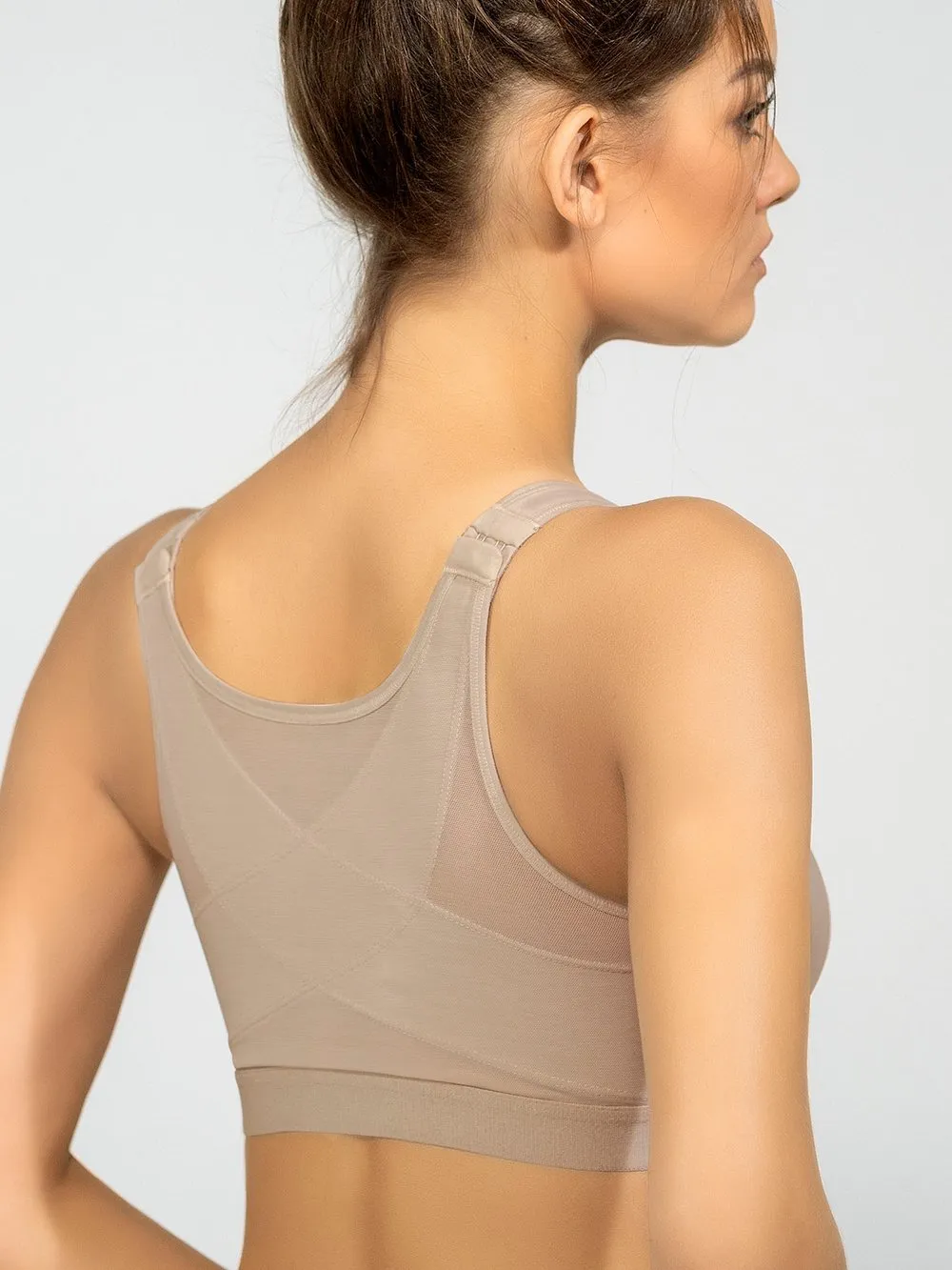 Leonisa Back Support Posture Corrector Wireless Bra - Multi/Functional