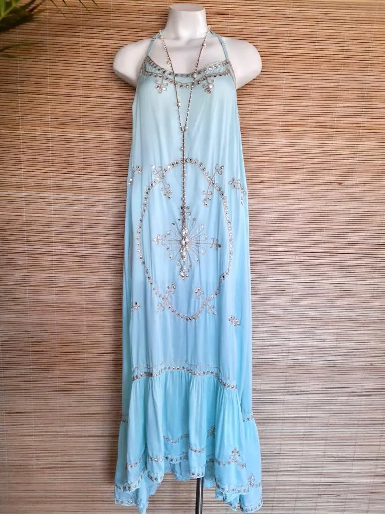 LONG DRESS MAELYS New Soft Blue