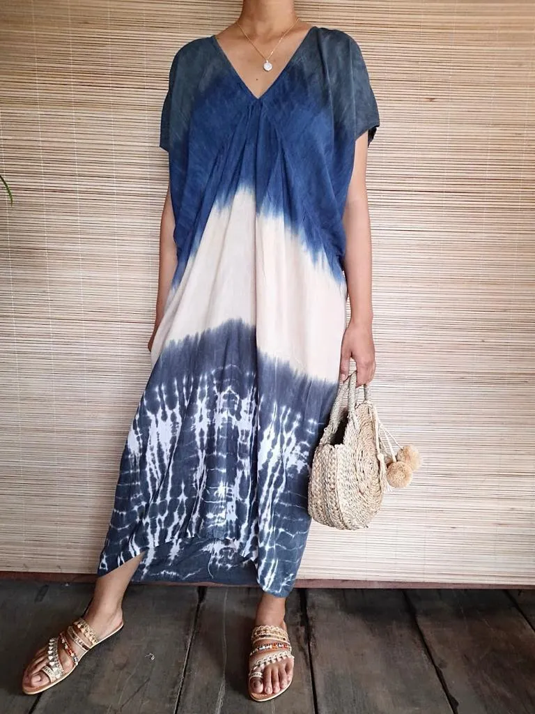 LONG DRESS OASIS in 4 Colors of Tie Dye
