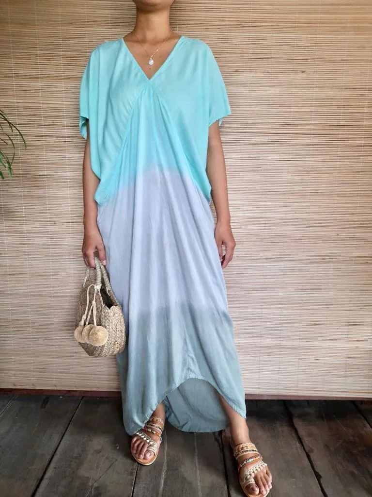 LONG DRESS OASIS in 4 Colors of Tie Dye