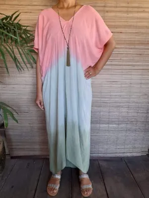LONG DRESS OASIS in 4 Colors of Tie Dye