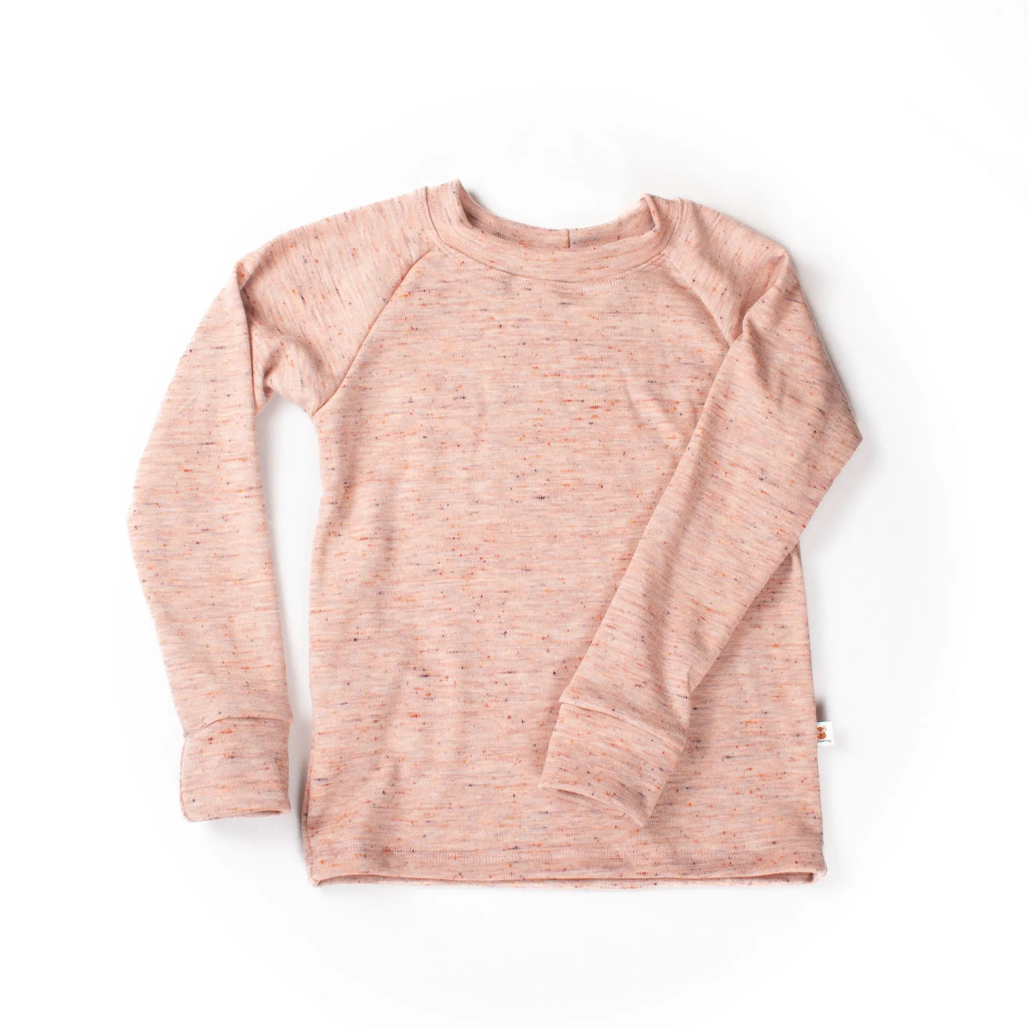 Merino Wool Long Sleeve Top - Mid/Heavy Weight - Merino Blend