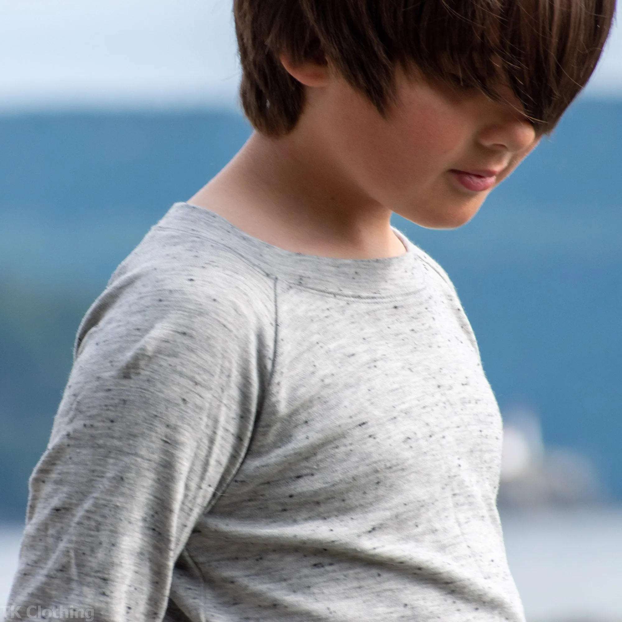 Merino Wool Long Sleeve Top - Mid/Heavy Weight - Merino Blend