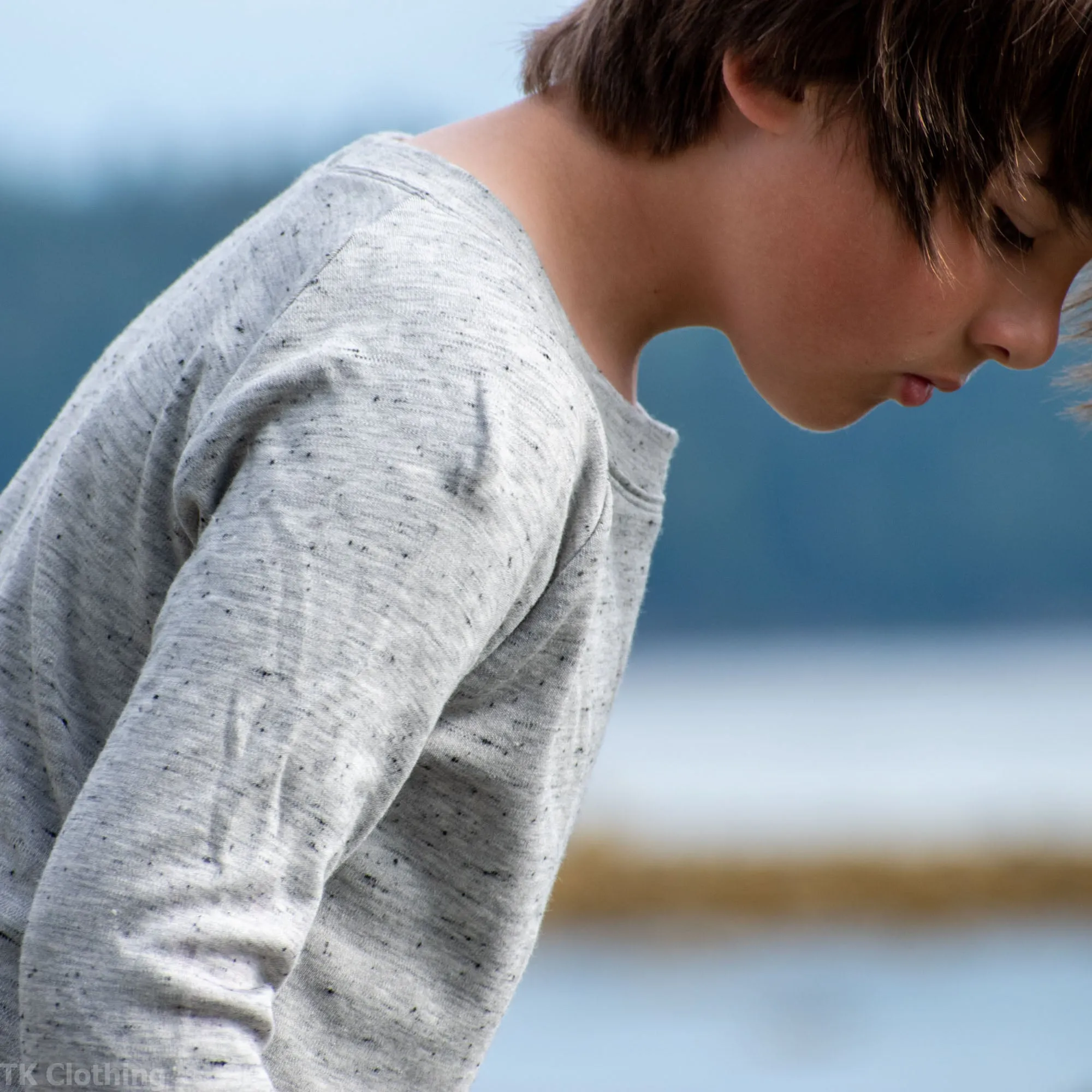 Merino Wool Long Sleeve Top - Mid/Heavy Weight - Merino Blend