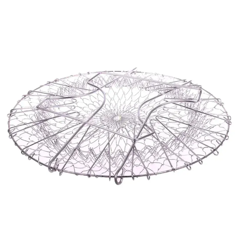 Multi-Functional Foldable Frying Basket for Kitchen