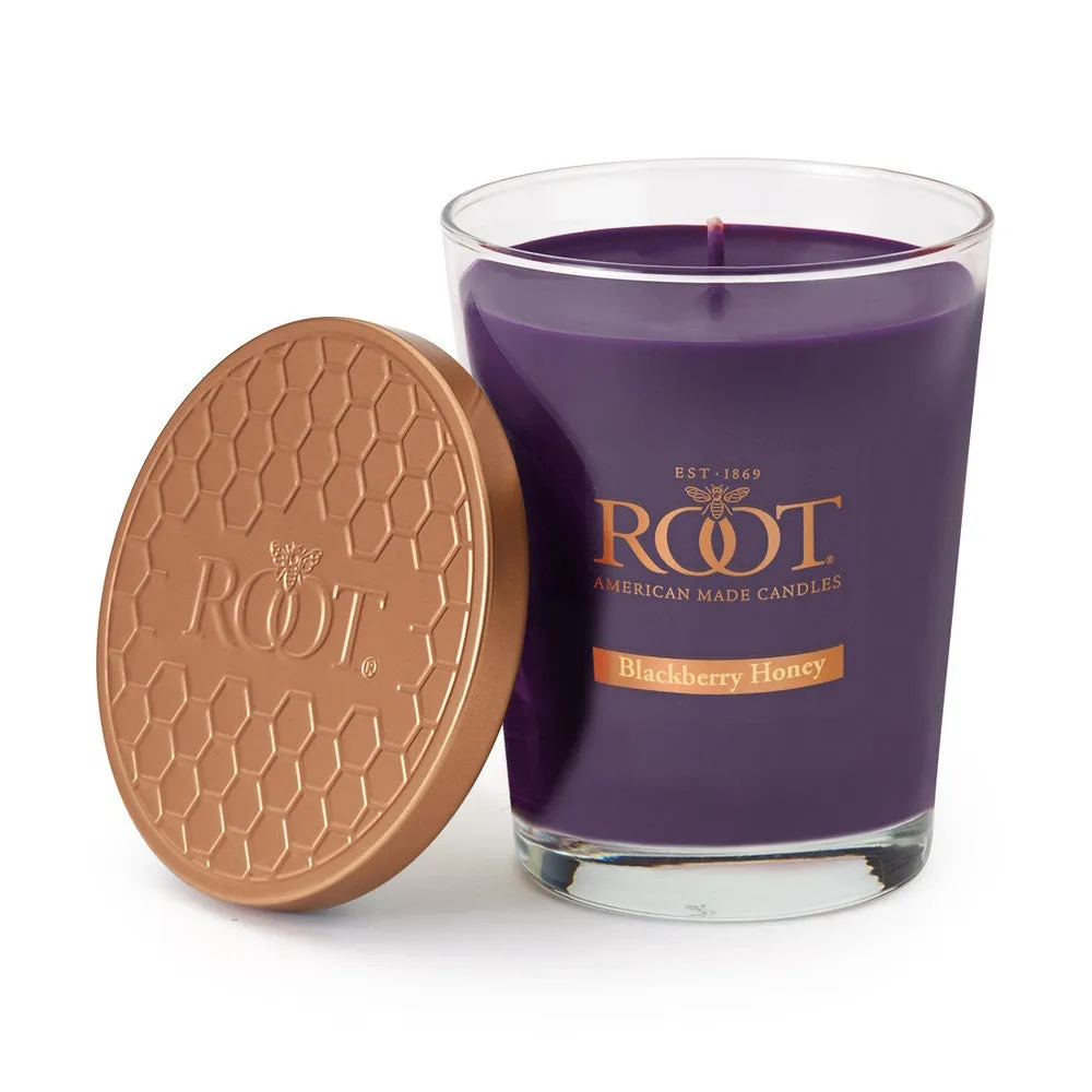 Root Candles Large Veriglass 10.5oz 630g - Blackberry Honey