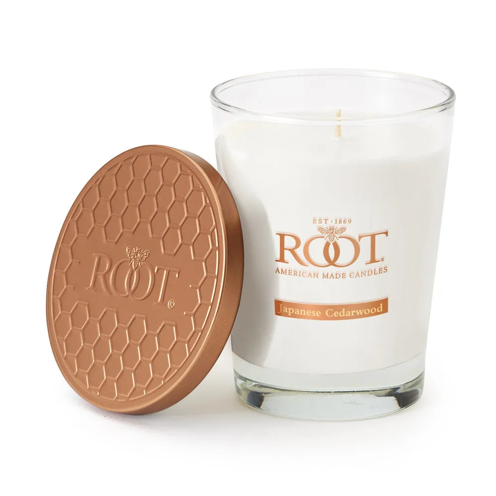 Root Candles Large Veriglass 10.5oz 630g - Japanese Cedarwood