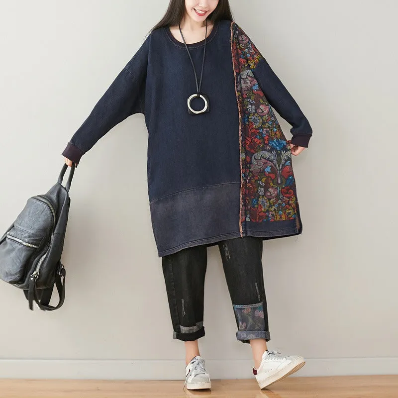 Round Neck Plus Size Dress
