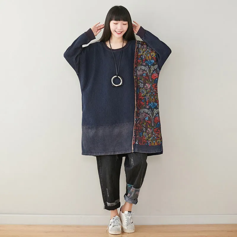 Round Neck Plus Size Dress