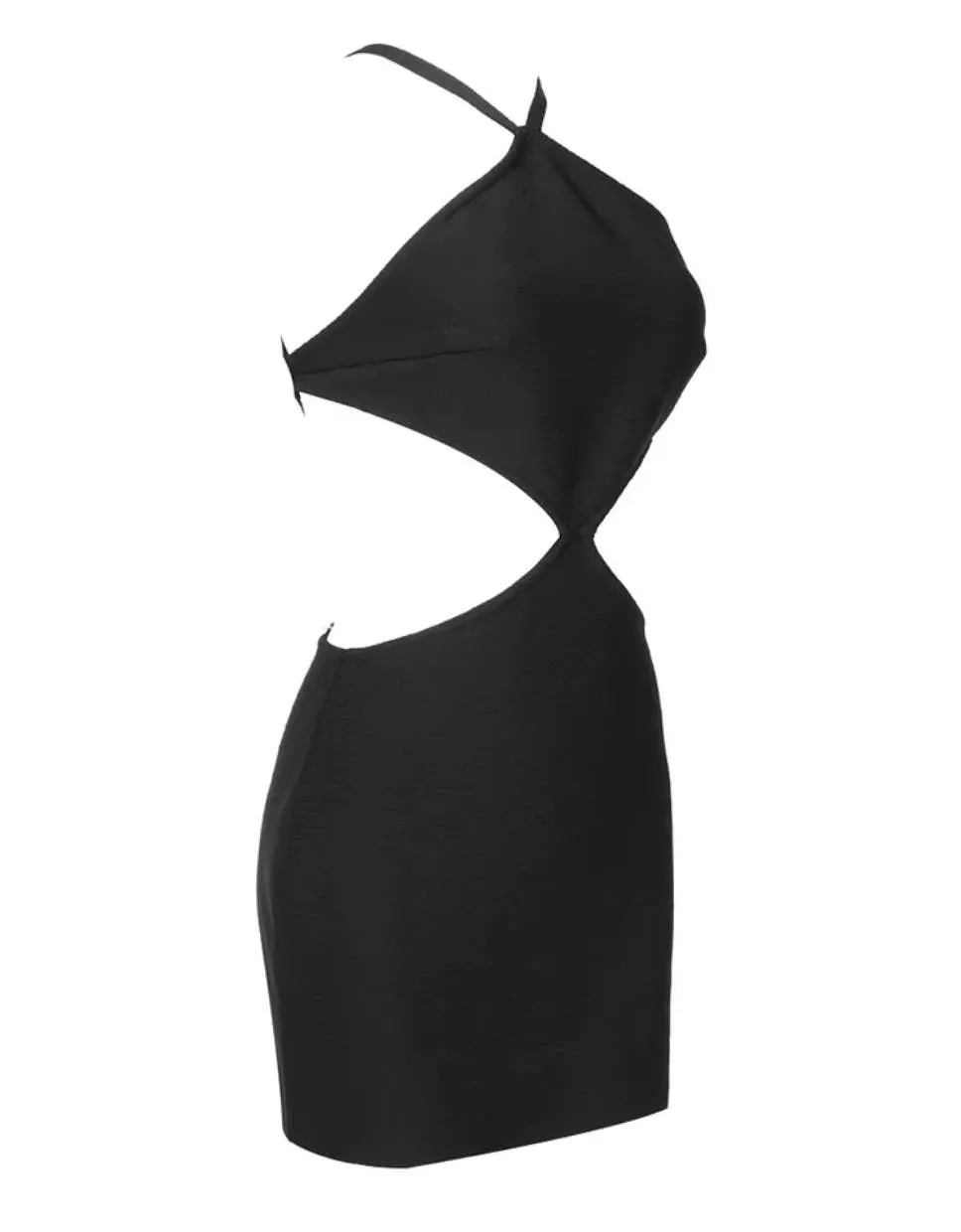 Sexy Backless Bandage Little Black Dress