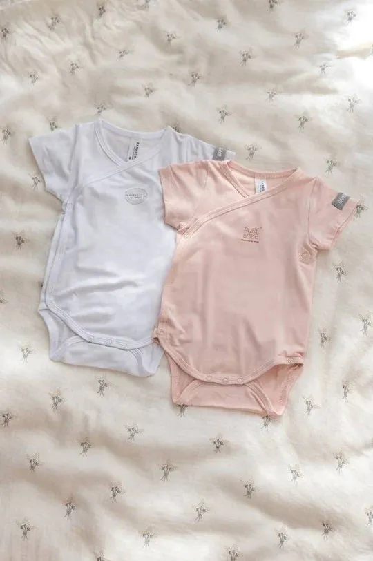 Short sleeved bodysuit pack- 2pc - PINK 04