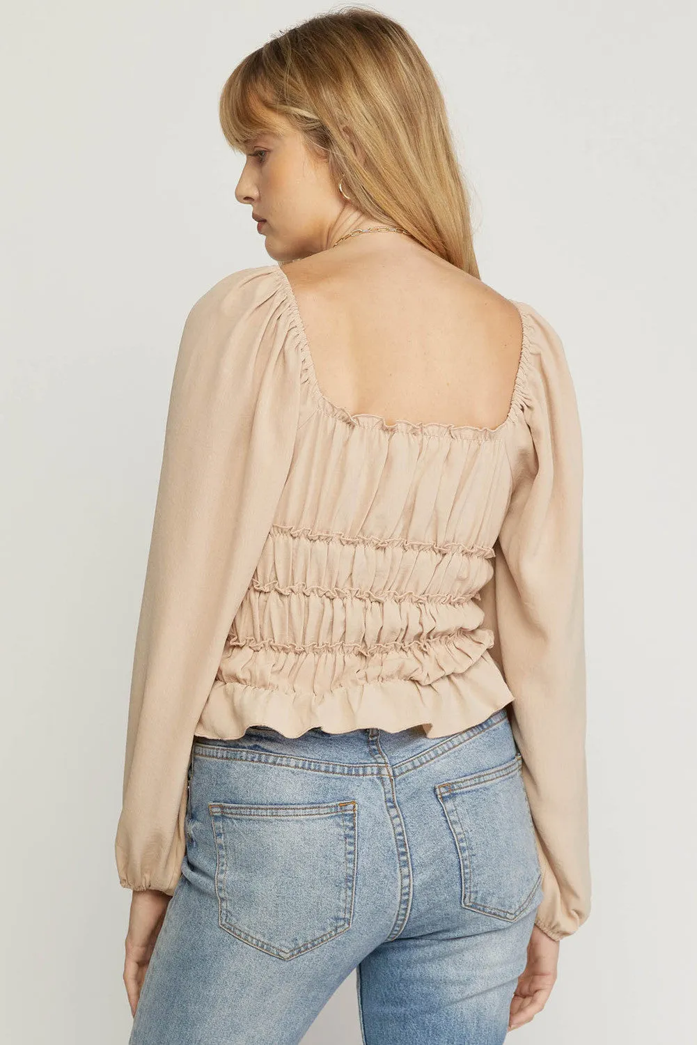 SMOCKING BODYSUIT