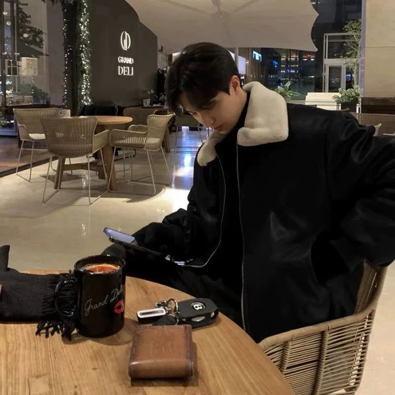 TIA Shearling Bomber Jacket