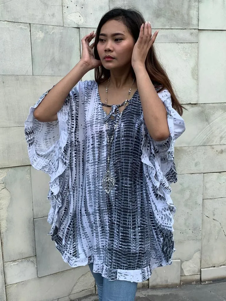 TOP/ DRESS GWENDOLYN in 3 Colors of Prints