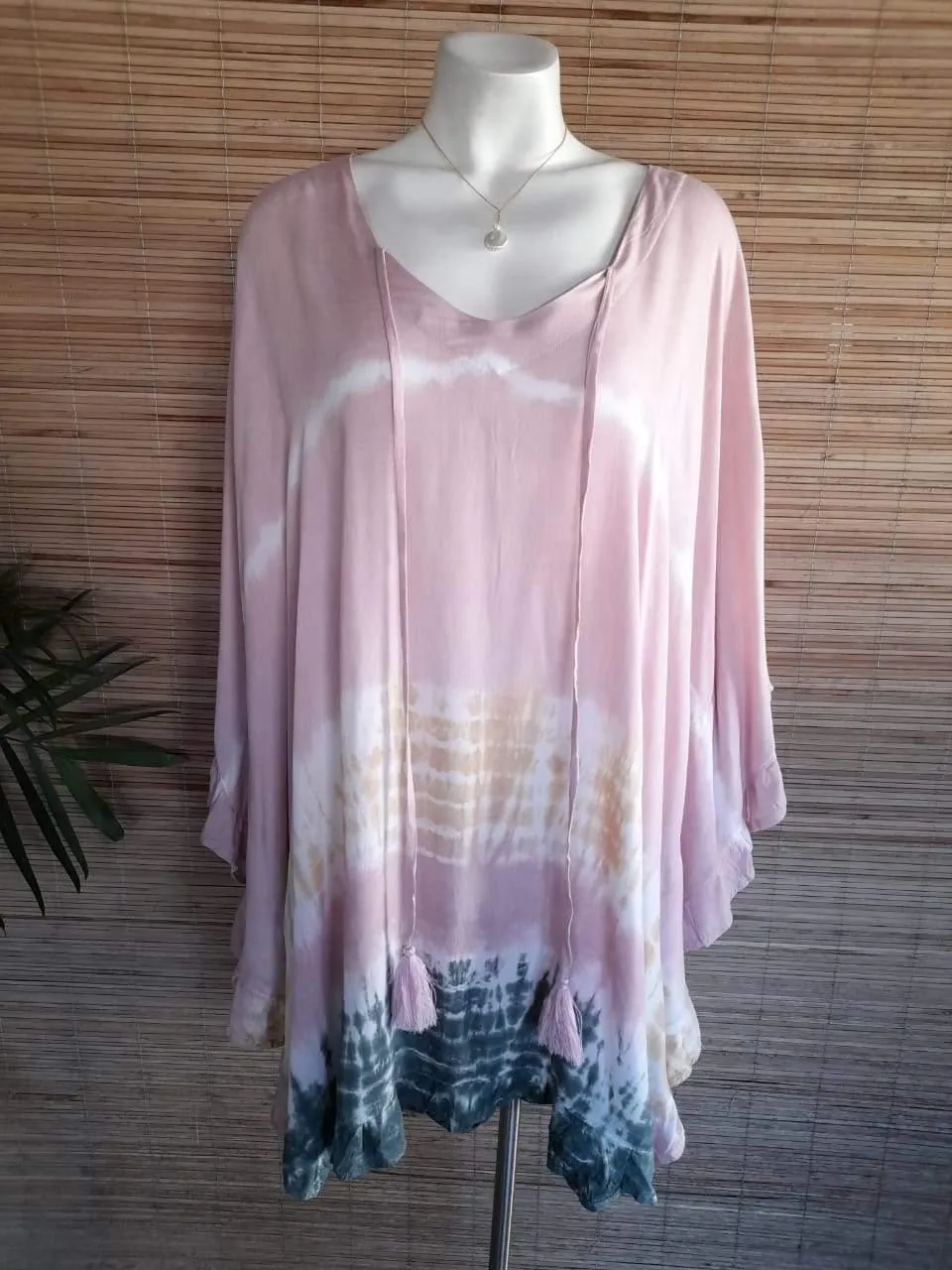 TOP/ DRESS GWENDOLYN in 4 Tie Dye Colors