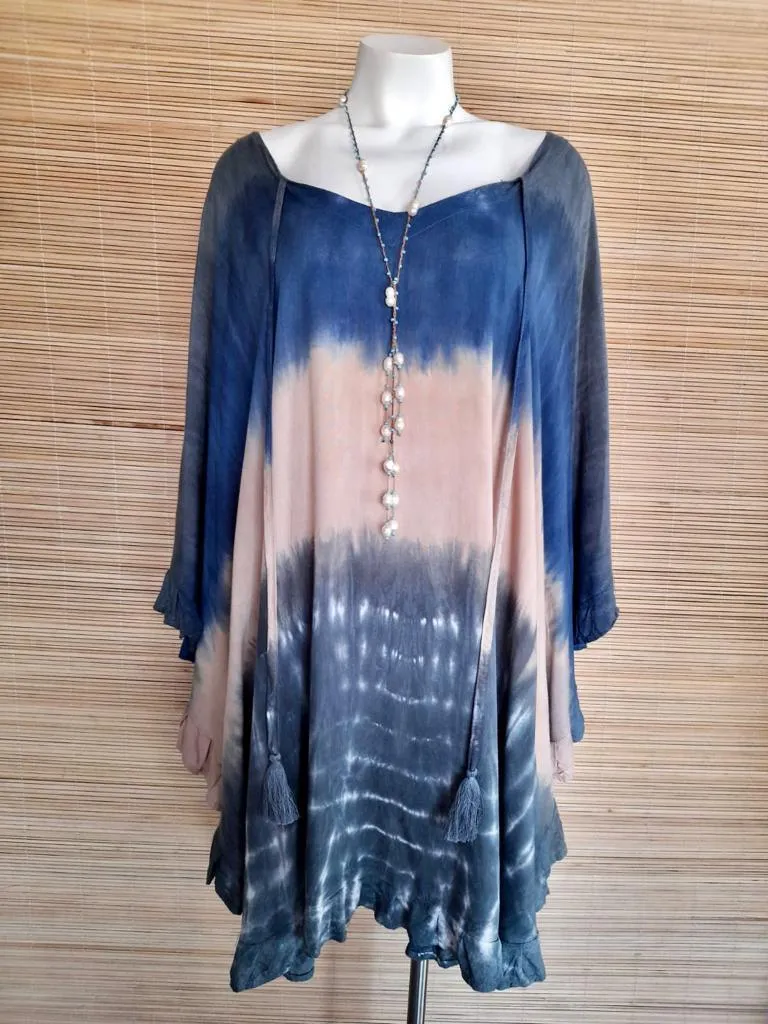 TOP/ DRESS GWENDOLYN in New grey/ Beige/ Denim