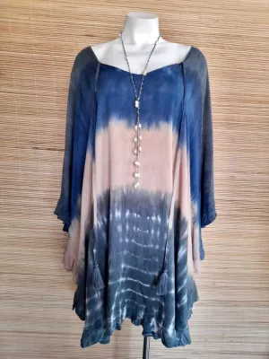 TOP/ DRESS GWENDOLYN in New grey/ Beige/ Denim