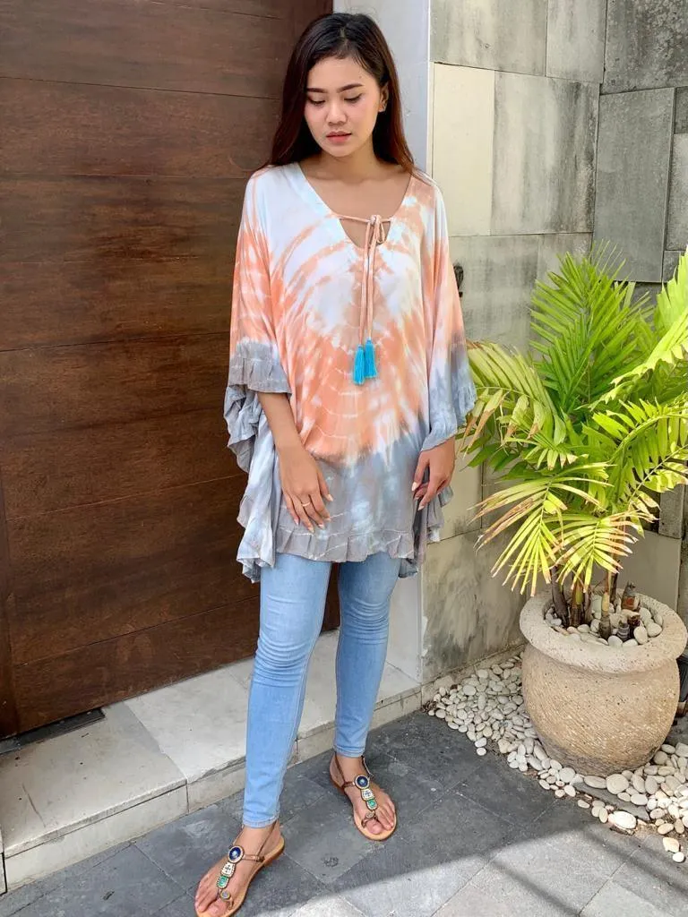 TOP/ DRESS GWENDOLYN in New grey/ Beige/ Denim