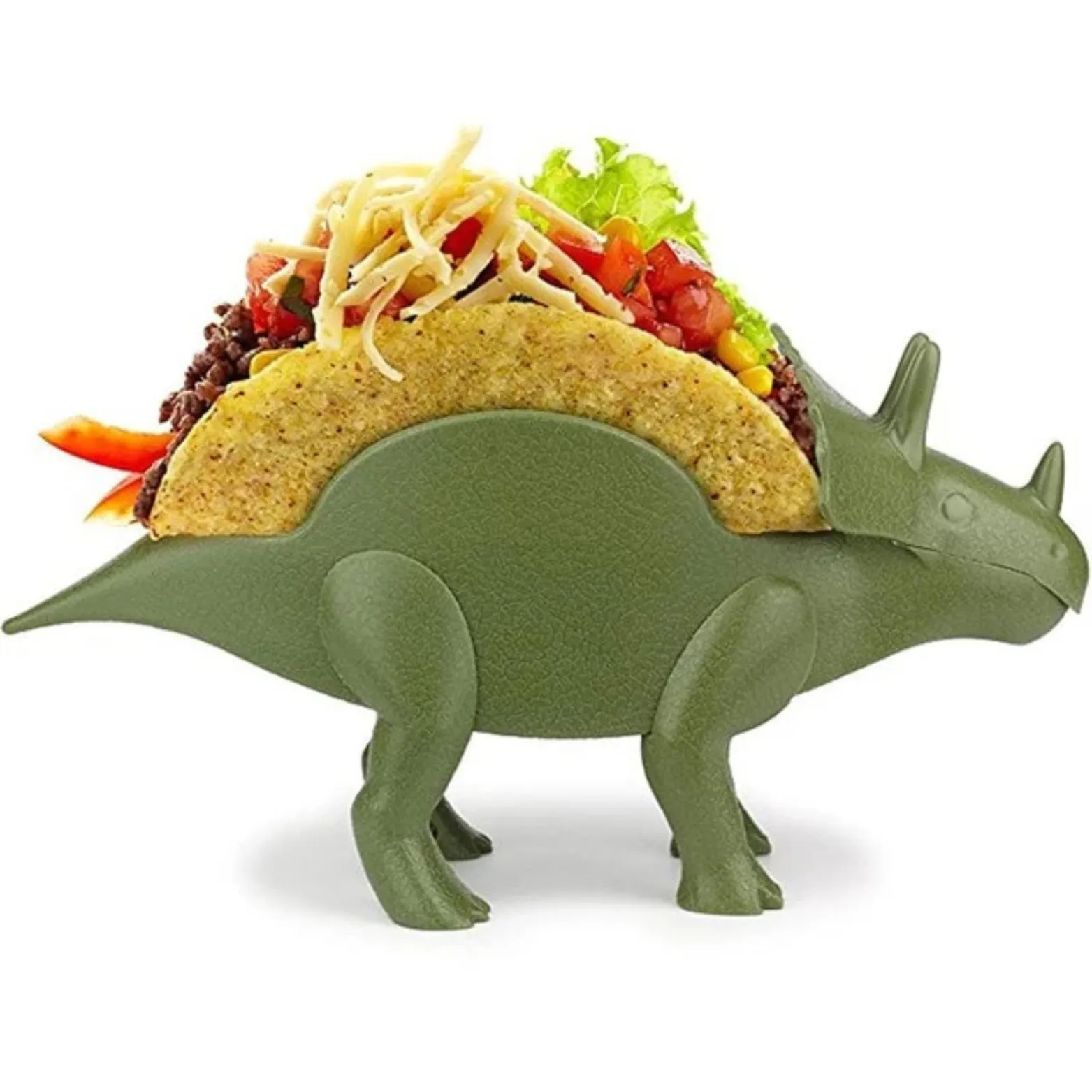 Tricerataco Dinosaur Taco Holder – Fun & Functional! 2 Taco's hold